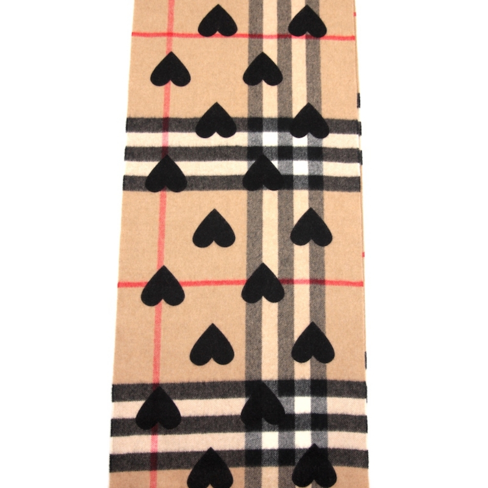 Burberry Black Heart Scarf